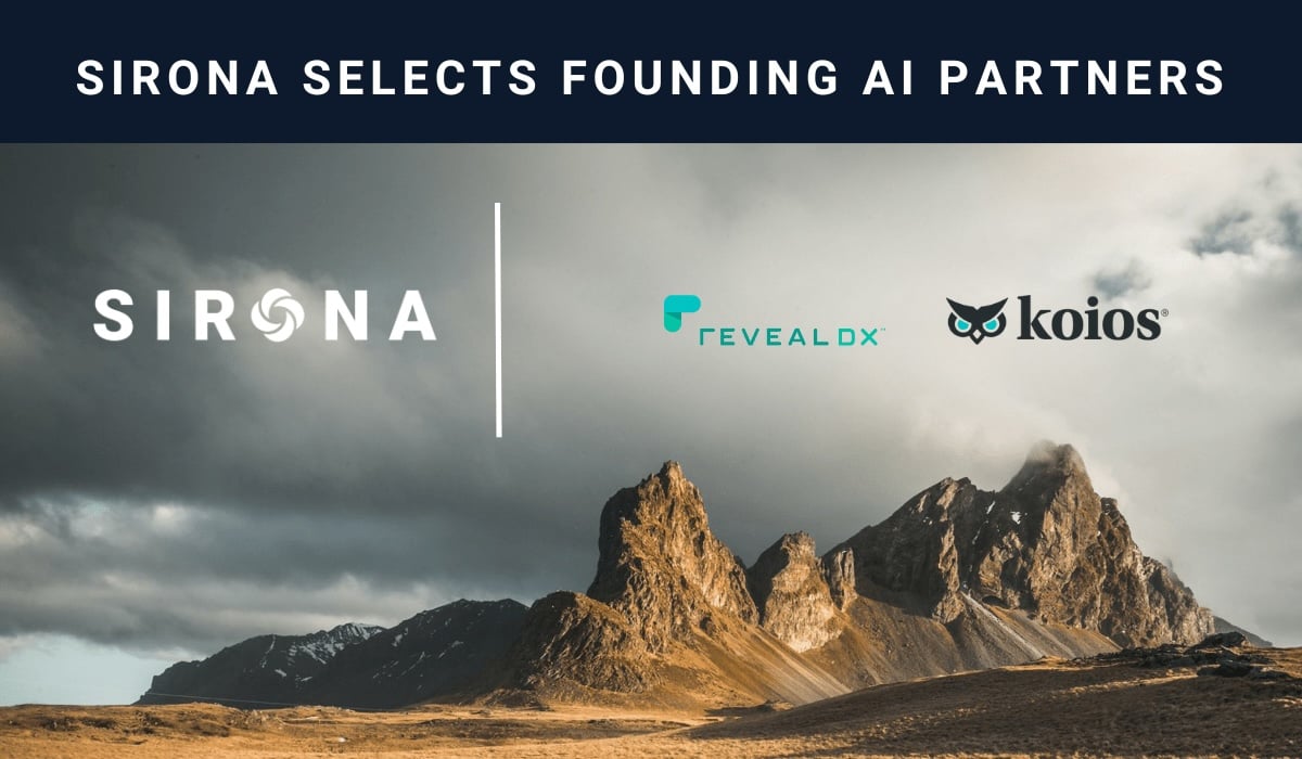 Sirona’s founding AI partners: Koios, Rad.ai, and RevealDX