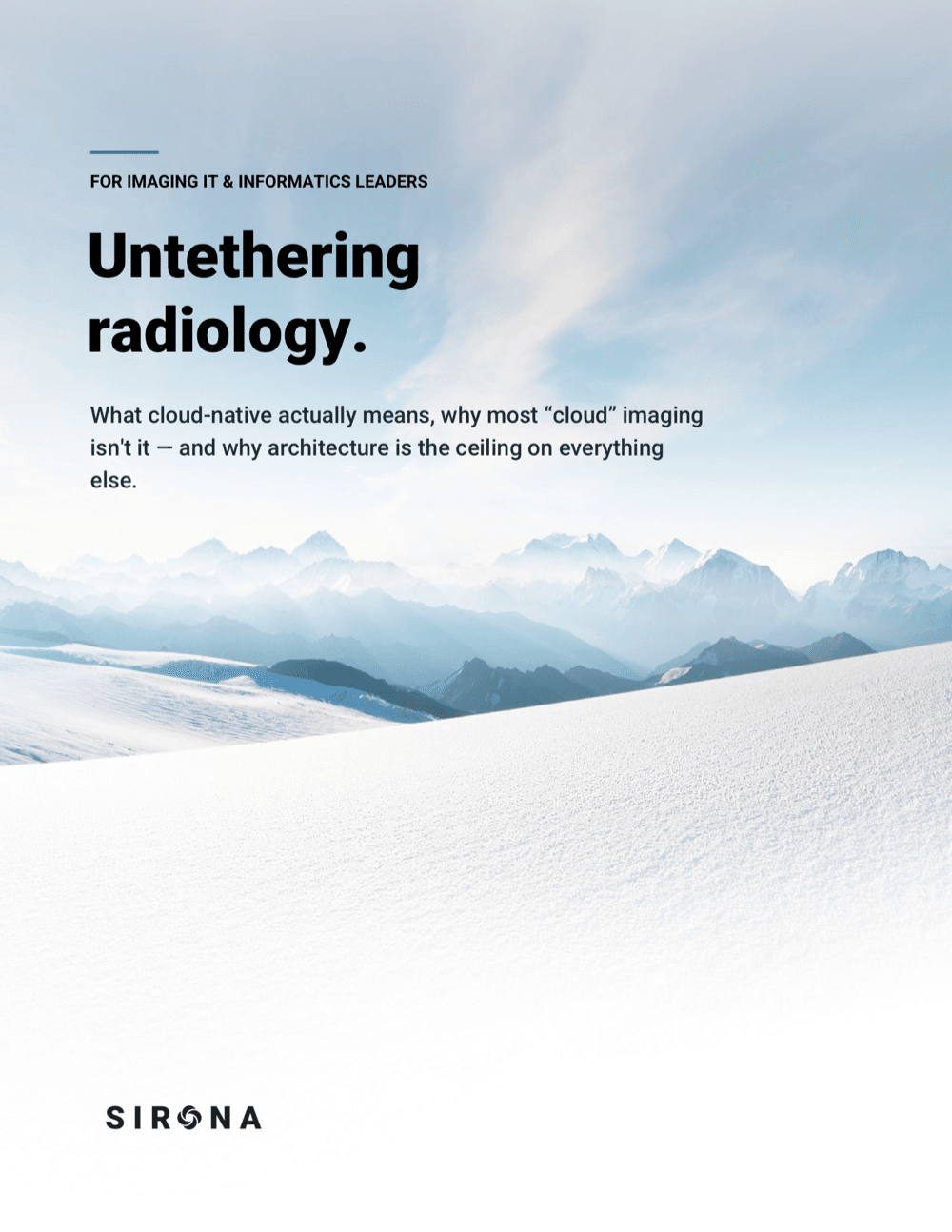 Untethering Radiology — white paper